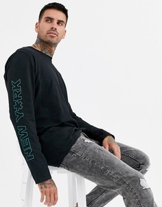 Черный лонгслив New Look