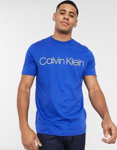 Футболка с логотипом Calvin Klein-Синий