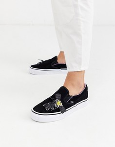 Кеды-слипоны с персонажами из \Кошмара перед Рождеством\" Vans x Disney-Мульти