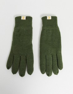 Перчатки оливкового цвета на подкладке Farah-Зеленый