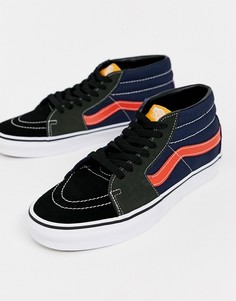 Фиолетовые кеды средней высоты Vans-Фиолетовый
