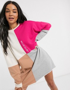 Платье-футболка в стиле oversize Missguided-Мульти