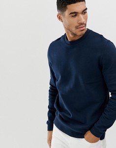Темно-синий свитшот ASOS DESIGN