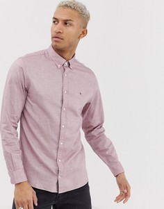 Рубашка из ткани добби Tommy Hilfiger-Серый