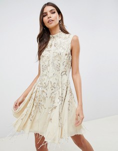 Платье мини ASOS DESIGN-Розовый