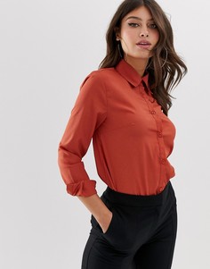 Классическая рубашка Paper Dolls-Коричневый