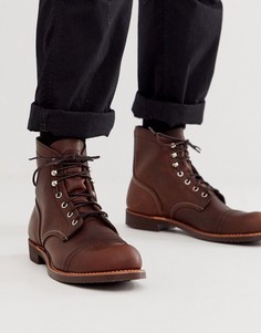 Кожаные ботинки на шнуровке Red Wing iron ranger-Коричневый