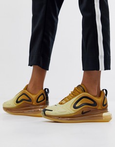 Золотистые кроссовки Nike Air Max 720-Золотой