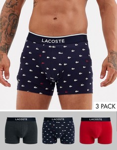 Набор из 3 боксеров-брифов Lacoste Colours-Мульти