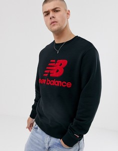 Черный свитшот New Balance - Athletics
