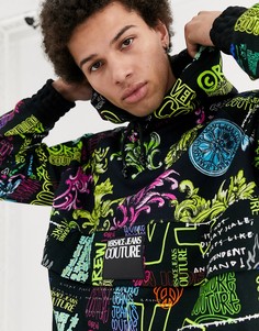 Oversize-худи с принтом Versace Jeans-Мульти