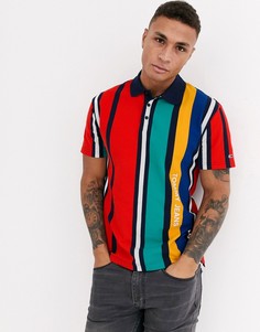 Футболка-поло в вертикальную полоску Tommy Jeans-Красный