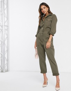 Комбинезон цвета хаки River Island-Зеленый