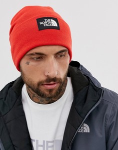 Красная шапка-бини из переработанных материалов The North Face - Dock Worker-Красный