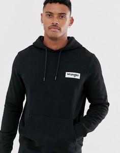 Худи черного цвета с логотипом Wrangler-Черный