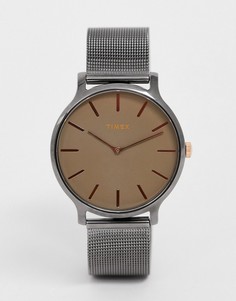 Часы 38 мм цвета пушечной бронзы Timex Transcend-Серый