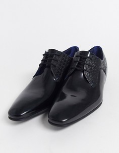 Черные блестящие туфли Ted Baker-Черный