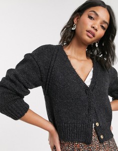 Серый кардиган Topshop