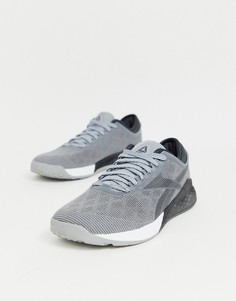 Серые кроссовки Reebok Training nano 9.0-Серый