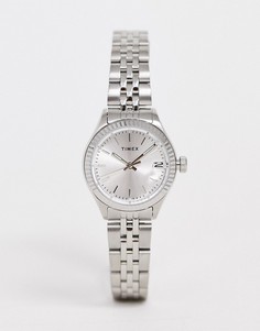 Металлические часы 24 мм Timex Waterbury-Серебряный