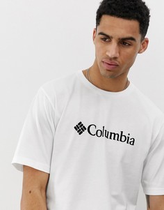 Белая базовая футболка с логотипом Columbia CSC-Белый