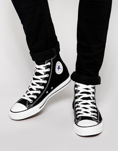 Черные высокие кеды Converse All Star m9160c-Черный