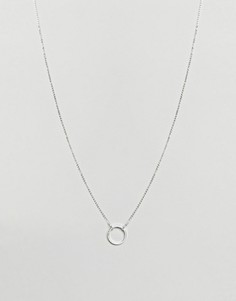 Посеребренное ожерелье с подвеской Orelia-Золотой
