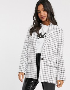 Пиджак из ткани букле ASOS DESIGN-Мульти