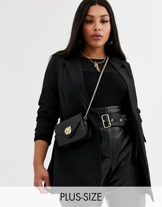 Черный длинный пиджак Vero Moda Curve