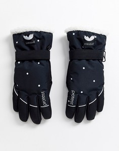 Черные лыжные перчатки Protest-Черный