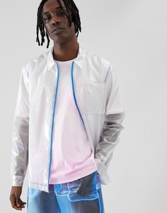 Фестивальная рубашка на молнии из комплекта ASOS DESIGN-Белый