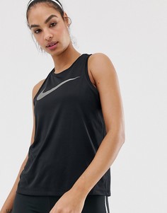 Черный топ Nike Running Miler