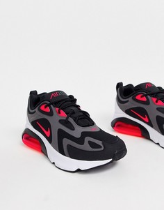 Серые/черные кроссовки Nike Air Max 200 AQ2568-005-Серый