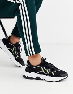 Черные кроссовки adidas Originals Ozweego-Черный