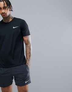 Черная футболка Nike Running miler dri-fit 833591-010-Черный