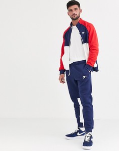 Разноцветный спортивный костюм Nike-Темно-синий
