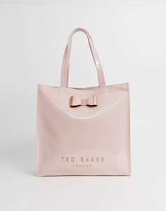 Большая мягкая сумка Ted Baker - sofcon-Розовый