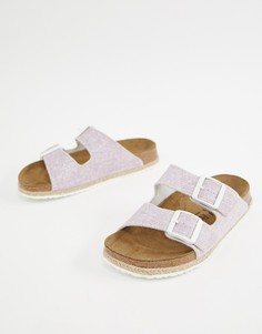 Сандалии на плоской подошве с двумя ремешками Papillio by Birkenstock-Фиолетовый