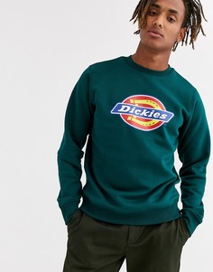 Зеленый свитшот с большим логотипом Dickies Pittsburgh
