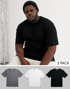 Набор из 3 разноцветных футболок Dickies Plus-Мульти