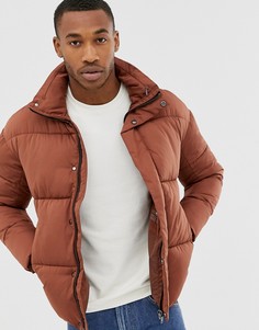 Оранжевая дутая куртка Jack & Jones Premium-Оранжевый