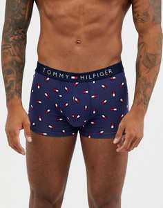 Боксеры-брифы с логотипом-флагом Tommy Hilfiger-Синий