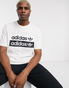 Белая футболка adidas Originals-Белый
