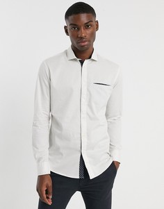 Приталенная рубашка с длинными рукавами Selected Homme salford-Белый
