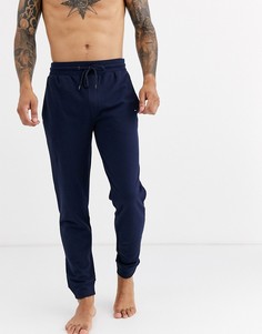Темно-синие джоггеры для дома с логотипом Tommy Hilfiger-Темно-синий