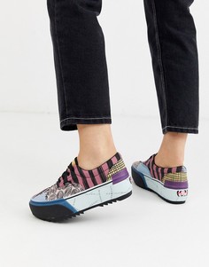 Кроссовки с принтом по мотивам мультфильма \Кошмар перед Рождеством\" Vans x Disney Era Stacked-Мульти