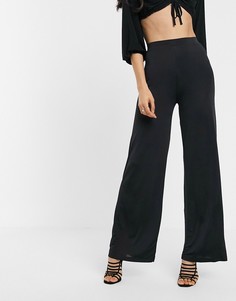 Широкие брюки ASOS DESIGN-Черный