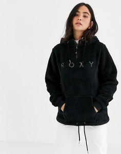 Черный флисовый свитшот Roxy