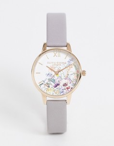 Часы с кожаным ремешком Olivia Burton-Фиолетовый