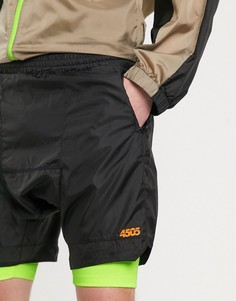 Шорты 2-в-1 ASOS 4505-Черный